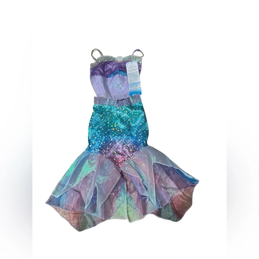 Disney The Little Mermaid Ariel's 2 Piece Mermaid Halloween Costume
